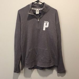 Victoria's Secret PINK quarter zip long sleeve